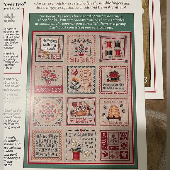 Keepsakes Books One, Two, and Three Cross Stitch charts by Sue Hillis Designs - Picture 5 of 5